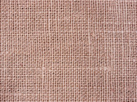 Natural cotton fabric weaving close up as background texture
