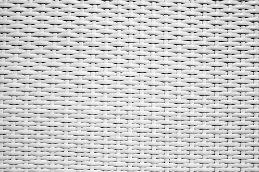 White rattan weave pattern texture background horizontal