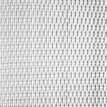 White rattan weave pattern texture background