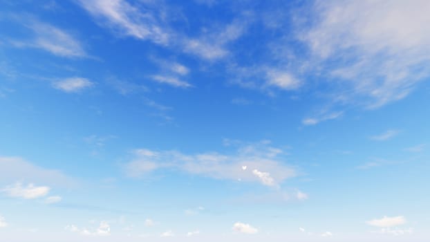 Cloudy blue sky abstract background, blue sky background with tiny clouds, 3d rendering

