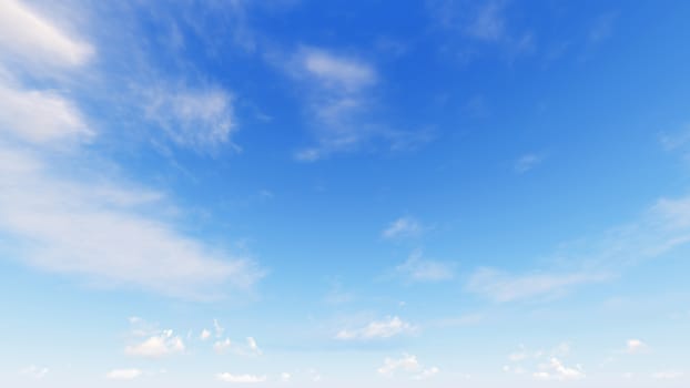 Cloudy blue sky abstract background, blue sky background with tiny clouds, 3d rendering

