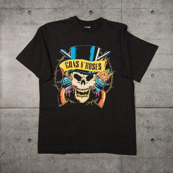 AVEIRO, PORTUGAL - JULY 20, 2016: Guns n'  Roses merchandise t-shirt. Guns N' Roses is of the world's best-selling bands of all time.