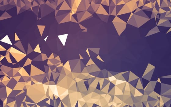 Abstract low poly background, geometry triangle, mosaic pastel color background