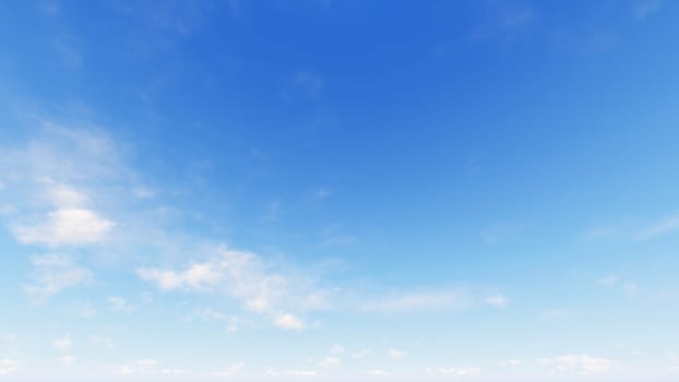 Cloudy blue sky abstract background, blue sky background with tiny clouds, 3d rendering

