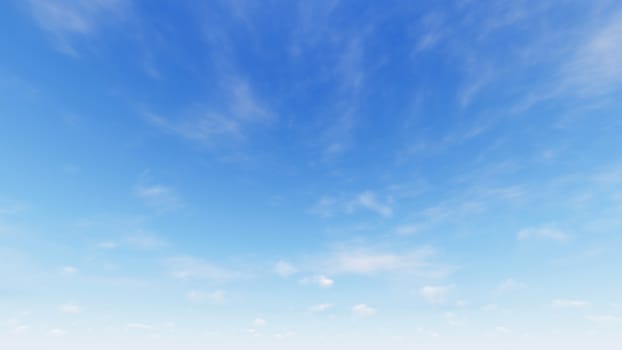 Cloudy blue sky abstract background, blue sky background with tiny clouds, 3d rendering

