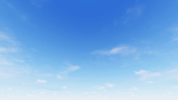 Cloudy blue sky abstract background, blue sky background with tiny clouds, 3d rendering

