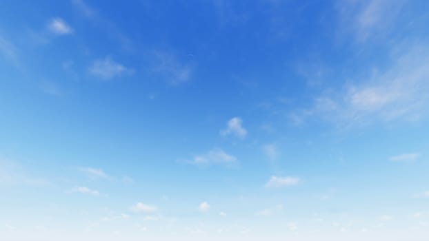 Cloudy blue sky abstract background, blue sky background with tiny clouds, 3d rendering

