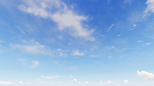 Cloudy blue sky abstract background, blue sky background with tiny clouds, 3d rendering

