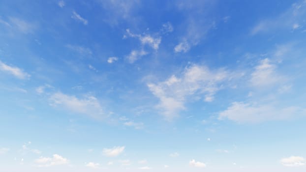 Cloudy blue sky abstract background, blue sky background with tiny clouds, 3d rendering

