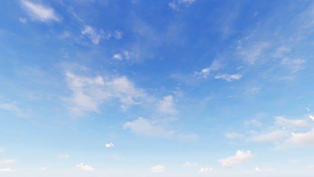 Cloudy blue sky abstract background, blue sky background with tiny clouds, 3d rendering

