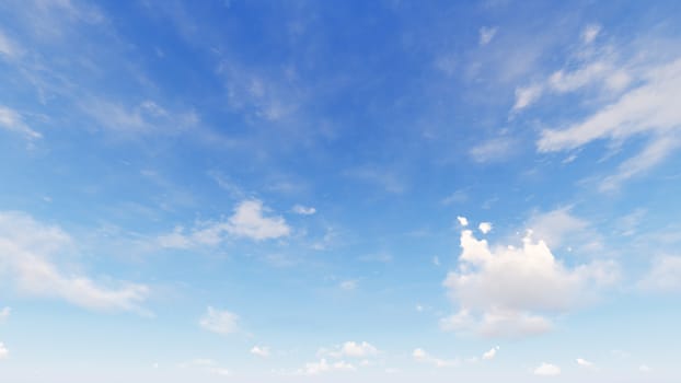 Cloudy blue sky abstract background, blue sky background with tiny clouds, 3d rendering

