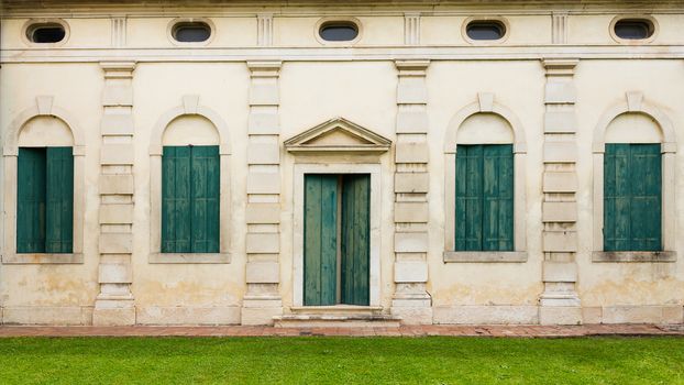 VICENZA, ITALY - MAY 13: Villa Cordellina Lombardi, built in 18th century on a design by architect Giorgio Massari on Wednesday, May 13, 2015.