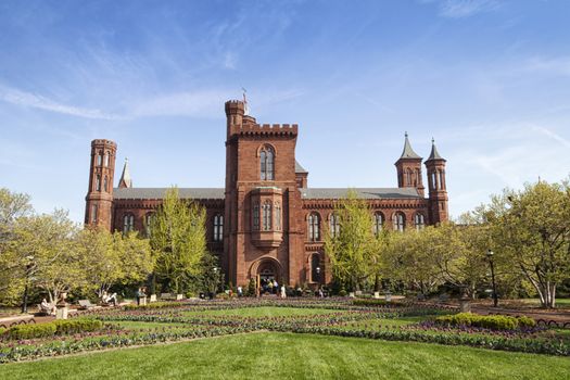 The original Smithsonian Institutional building in Washington, D.C.