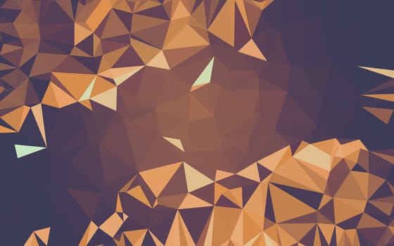 Abstract low poly background, geometry triangle, mosaic pastel color background