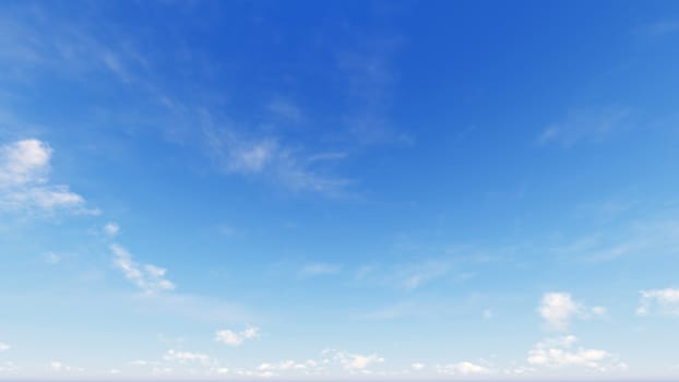 Cloudy blue sky abstract background, blue sky background with tiny clouds, 3d rendering

