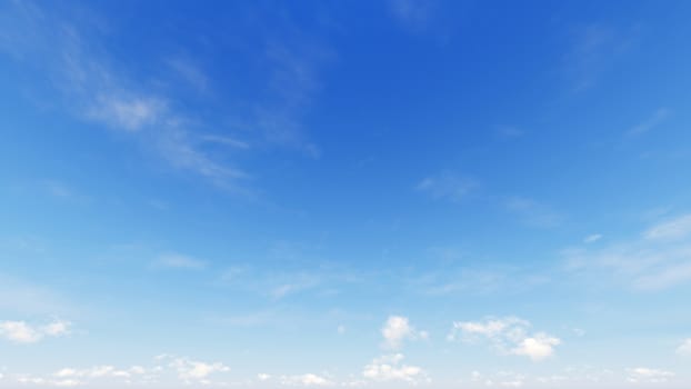 Cloudy blue sky abstract background, blue sky background with tiny clouds, 3d rendering

