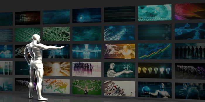 Advertising Network Background as an Abstract Concept