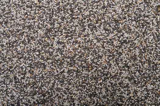 black and white chia plant seeds texture pattern