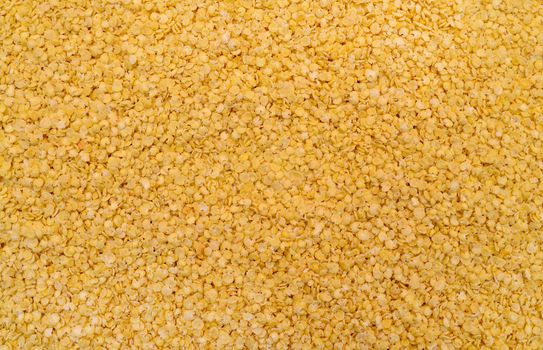 yellow millet cereal flakes texture pattern background