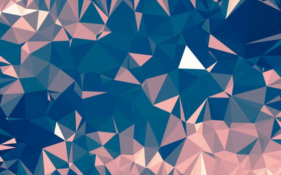 Abstract low poly background, geometry triangle, mosaic pastel color background