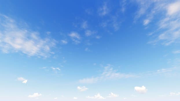 Cloudy blue sky abstract background, blue sky background with tiny clouds, 3d rendering

