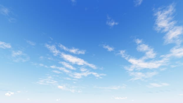 Cloudy blue sky abstract background, blue sky background with tiny clouds, 3d rendering

