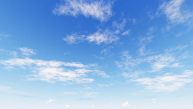 Cloudy blue sky abstract background, blue sky background with tiny clouds, 3d rendering

