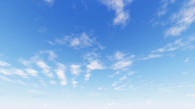 Cloudy blue sky abstract background, blue sky background with tiny clouds, 3d rendering

