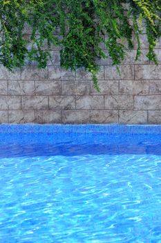 Beautiful view of swimming pool of luxury hotel