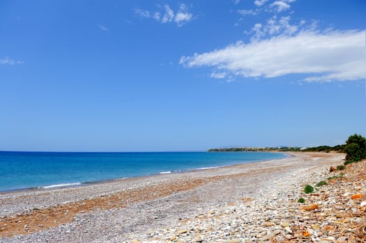 Beach and sea. Beautiful landscape