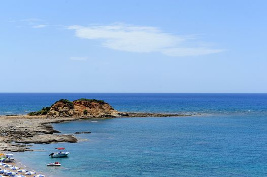 Beach and sea. Beautiful landscape