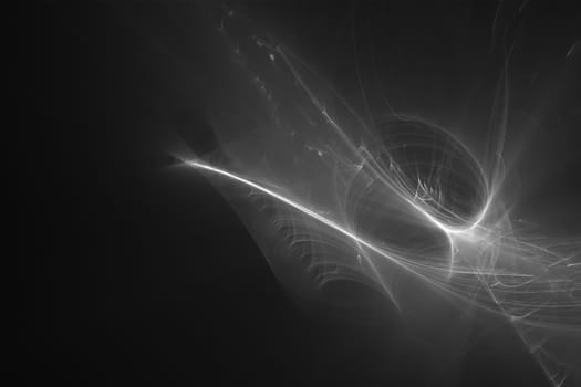 black and white glow energy wave. lighting effect abstract background.