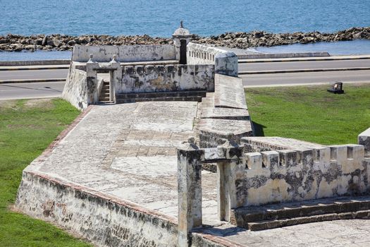 Barrier constructed as part of Cartagena's walls known as El Espigon, El espigon de la Tenaza o Tenaza de Santa Catalina