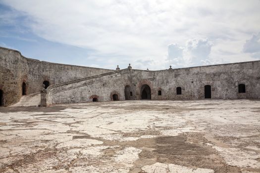 Parade ground  at San Fernando de Bocachica Fort