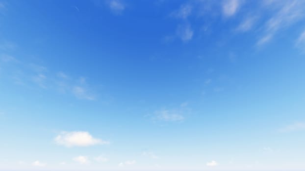 Cloudy blue sky abstract background, blue sky background with tiny clouds, 3d rendering

