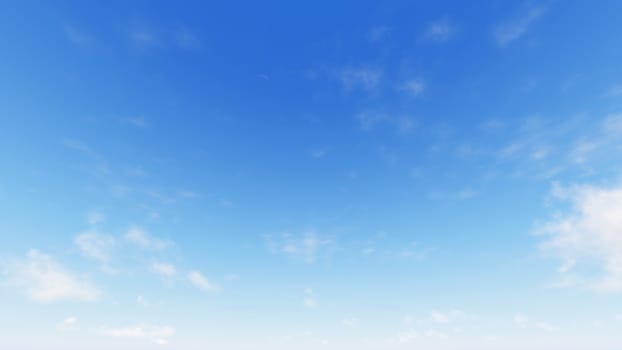 Cloudy blue sky abstract background, blue sky background with tiny clouds, 3d rendering

