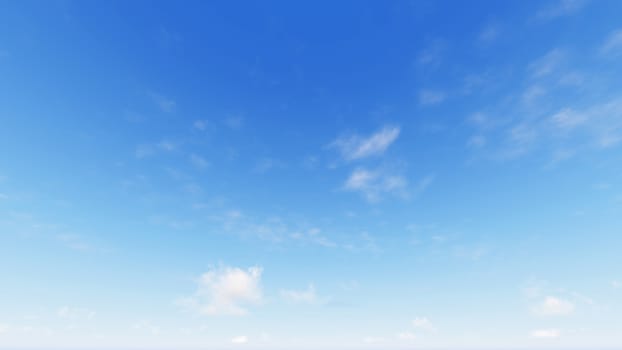 Cloudy blue sky abstract background, blue sky background with tiny clouds, 3d rendering

