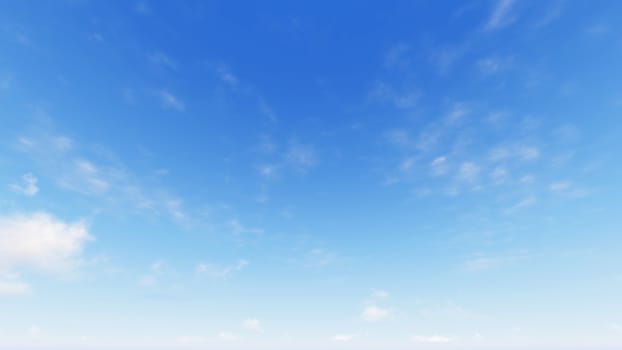 Cloudy blue sky abstract background, blue sky background with tiny clouds, 3d rendering

