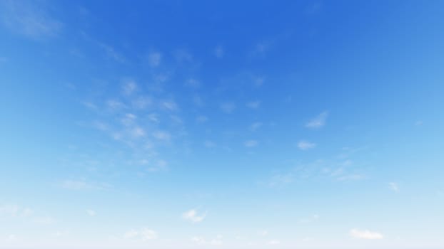 Cloudy blue sky abstract background, blue sky background with tiny clouds, 3d rendering

