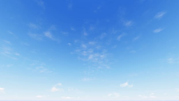 Cloudy blue sky abstract background, blue sky background with tiny clouds, 3d rendering

