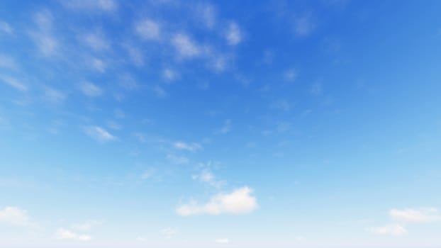 Cloudy blue sky abstract background, blue sky background with tiny clouds, 3d rendering

