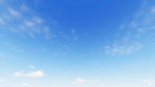 Cloudy blue sky abstract background, blue sky background with tiny clouds, 3d rendering

