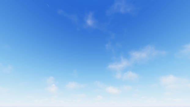 Cloudy blue sky abstract background, blue sky background with tiny clouds, 3d rendering

