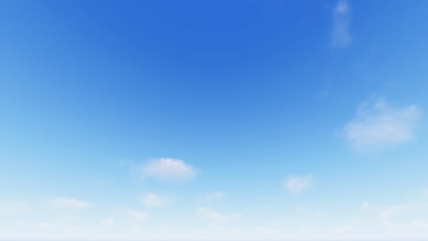 Cloudy blue sky abstract background, blue sky background with tiny clouds, 3d rendering

