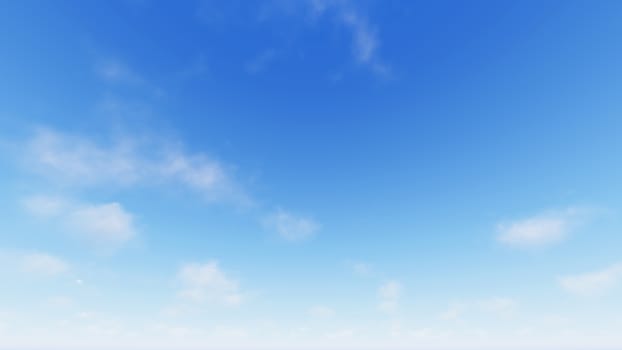 Cloudy blue sky abstract background, blue sky background with tiny clouds, 3d rendering

