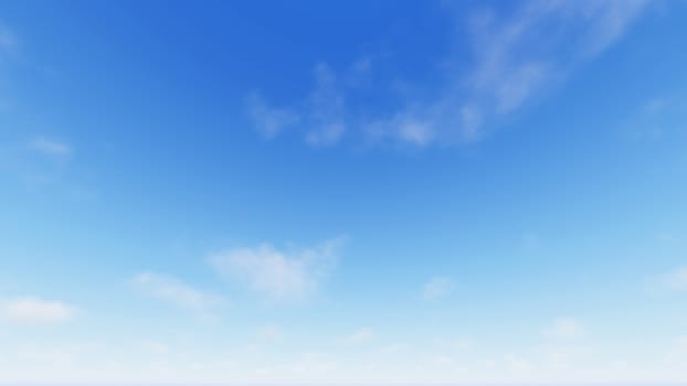 Cloudy blue sky abstract background, blue sky background with tiny clouds, 3d rendering

