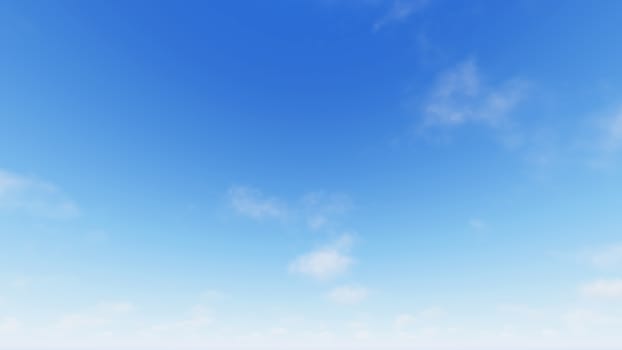 Cloudy blue sky abstract background, blue sky background with tiny clouds, 3d rendering

