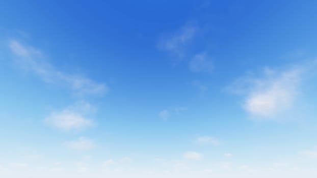 Cloudy blue sky abstract background, blue sky background with tiny clouds, 3d rendering

