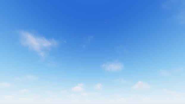 Cloudy blue sky abstract background, blue sky background with tiny clouds, 3d rendering

