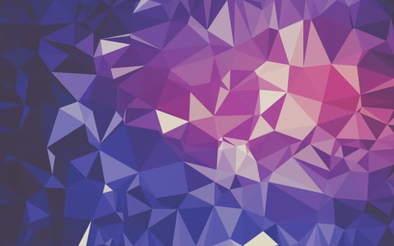 Abstract low poly background, geometry triangle, mosaic pastel color background